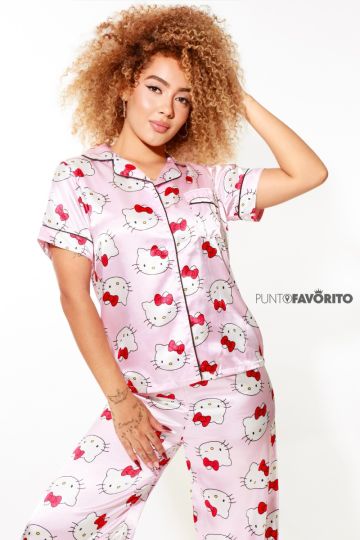 Pijama de satin HELLO KITTY