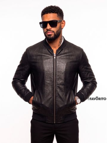 Chaqueta de cuerina