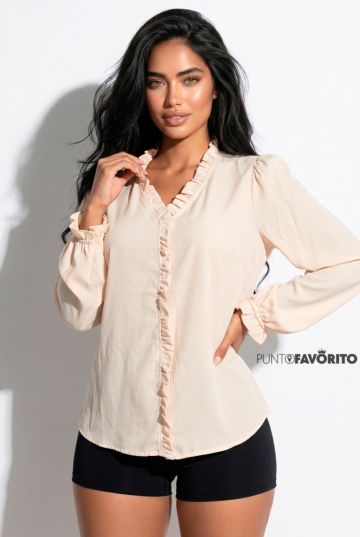 Blusa de vestir manga larga