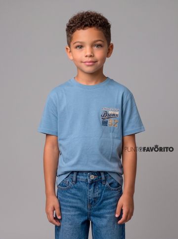 Camisa manga corta de ni&ntilde;o BRONX