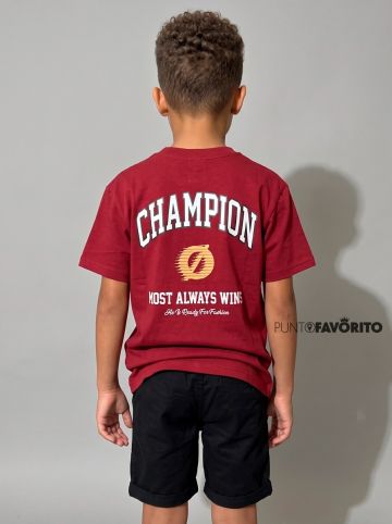 Camisa manga corta de ni&ntilde;o CHAMPION