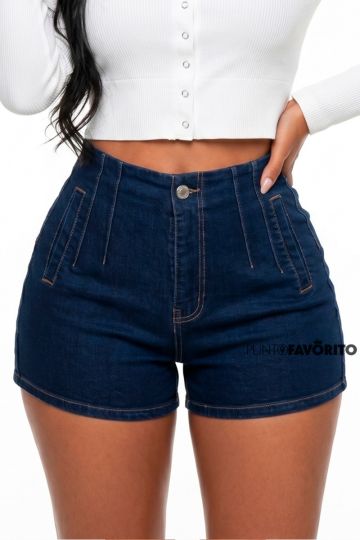 Short tiro alto con pinzas