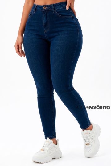 Pantalon Skinny de tiro alto