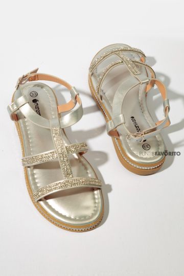 SANDALIA MANZANITA-PLATEADO