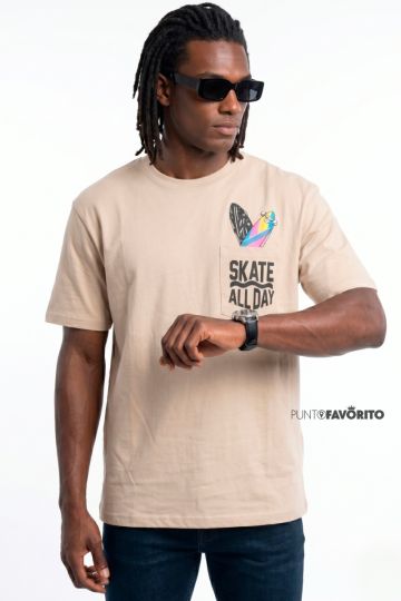 Camisa manga corta con bolsillo