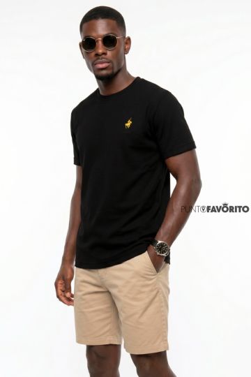 Camisa de hombre cuello redondo POLO