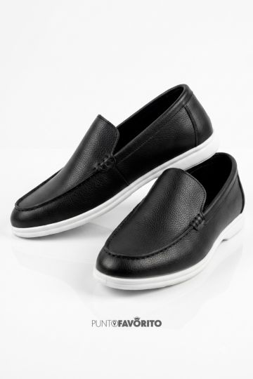Mocasin casual confort BLACK