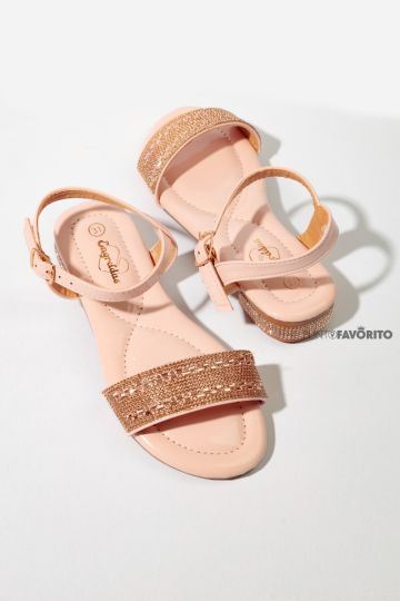 SANDALIA ENGREIDA-ROSADA