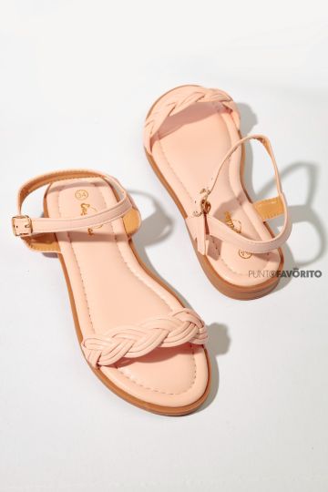 SANDALIA ENGREIDA-PINK