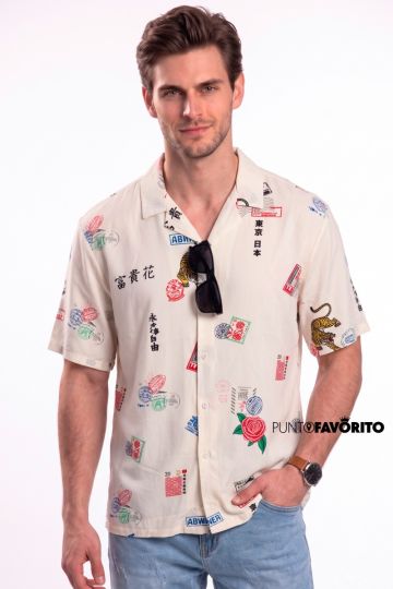 Camisa manga corta con botones