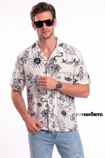 Camisa manga corta casual