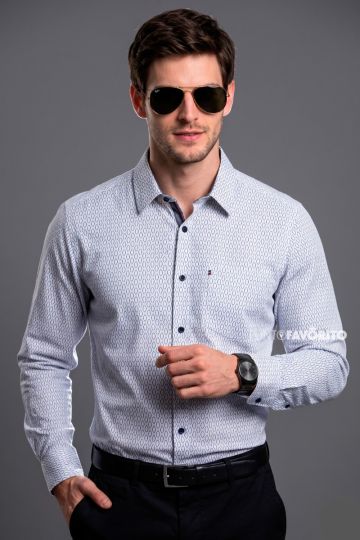 Camisa manga larga con botones WALTER