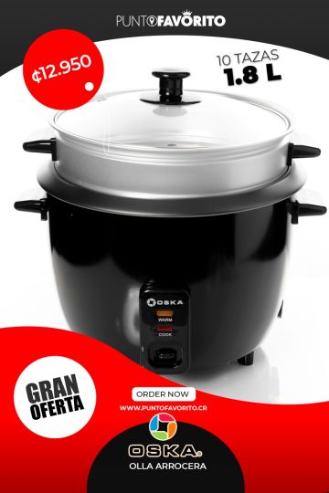 OSKA ARROCERA 1.8L NEGRO