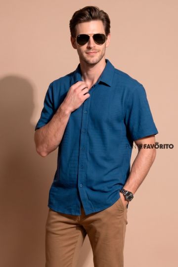 Camisa maga corta con botones MOSSIMO