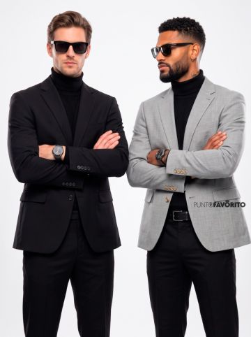 Traje de vestir negro