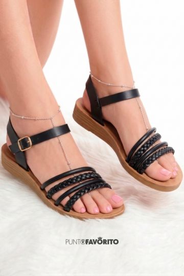 SANDALIA VIA KEY NEGRA