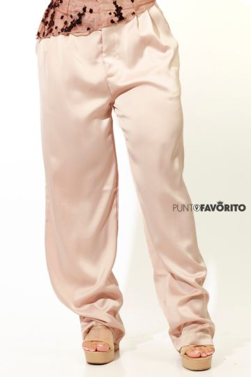 Pantalon de satin