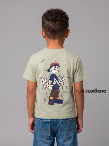 Camisa sport de ni&ntilde;o BEAST