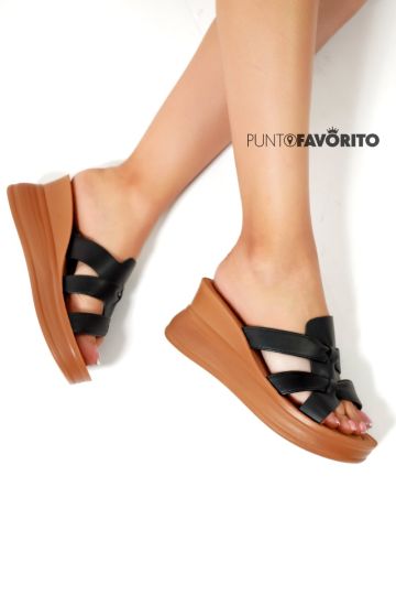 SANDALIA PASION LATINA NEGRA