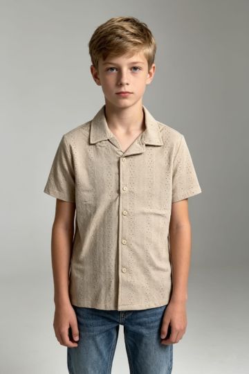 Camisa de botones juvenil REDOX