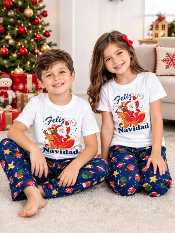 Pijama infantil navide&ntilde;a