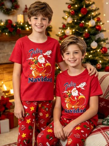 Pijama navide&ntilde;a de ni&ntilde;os