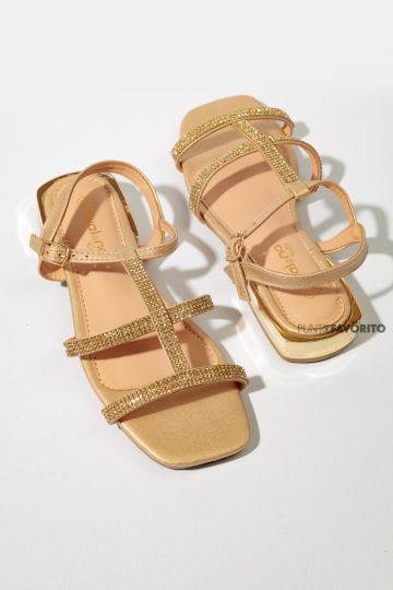 SANDALIA EVALUNA-DORADO